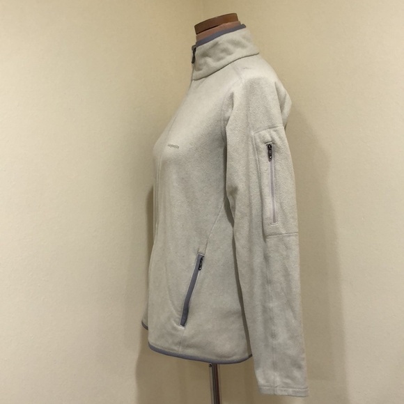 Patagonia Fleece Jacket Size Small Light Gray - Picture 3 of 9